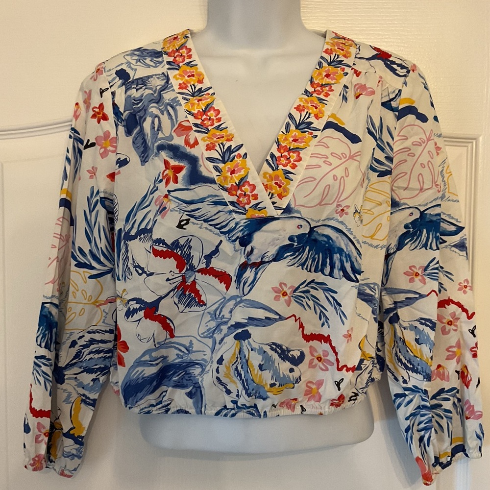 Rachel Zoe Floral Crop Top